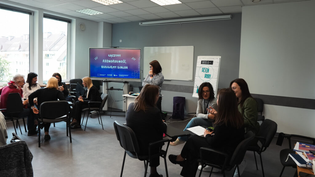 Zdjęcie pracowników AH podczas warsztatów INTERLAB