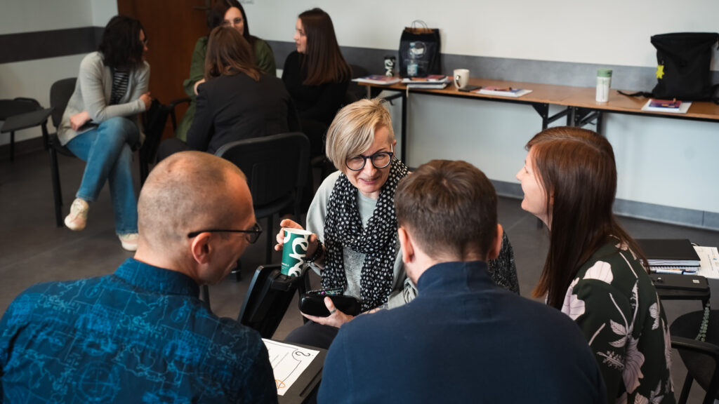 Zdjęcie pracowników AH podczas warsztatów INTERLAB