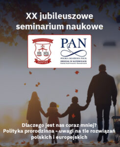 Grafika promująca Seminarium stowarzyszenia FONTES