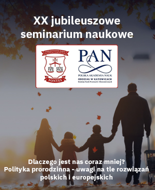 Grafika promująca Seminarium stowarzyszenia FONTES