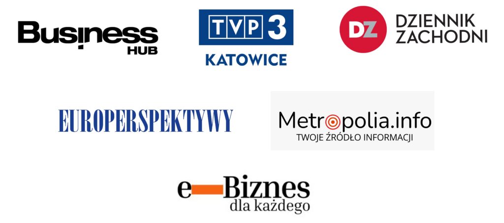 Logotypy patronów medialnych Kongresu Praktyków Biznesu